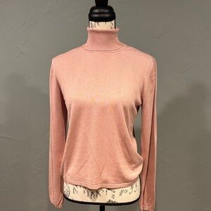 Silk Cotton Blend Turtleneck 
Quiet Luxury